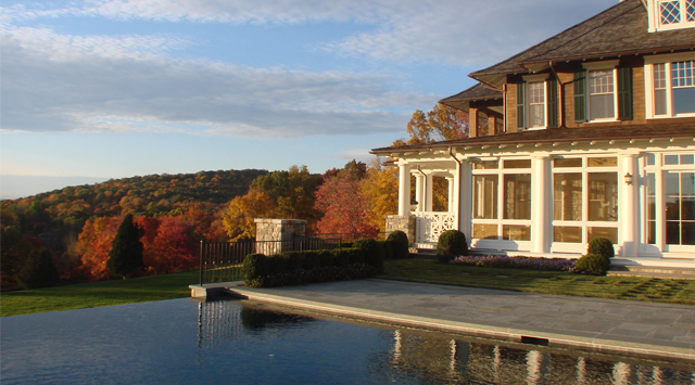 Hudson Valley Porch & Pool - Veranda & Pool Area 