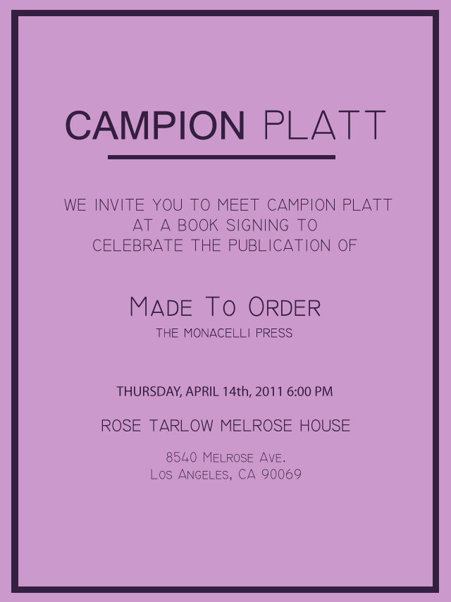 04/14 Rose Tarlow Melrose House Event