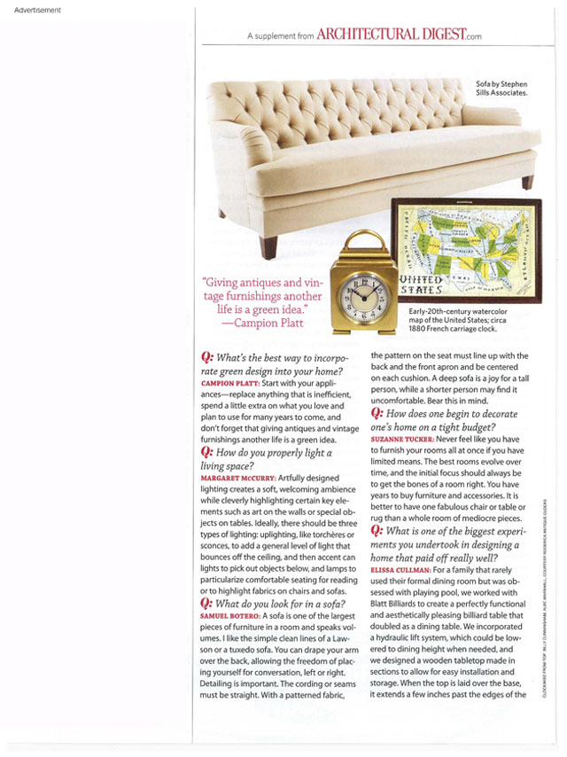 Architectural Digest - December 2010