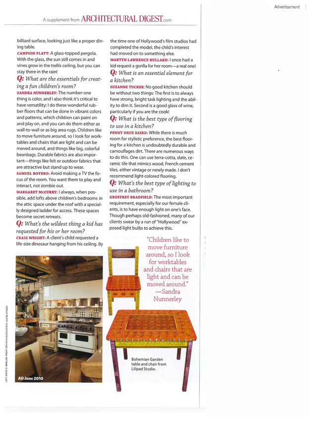 Architectural Digest - December 2010