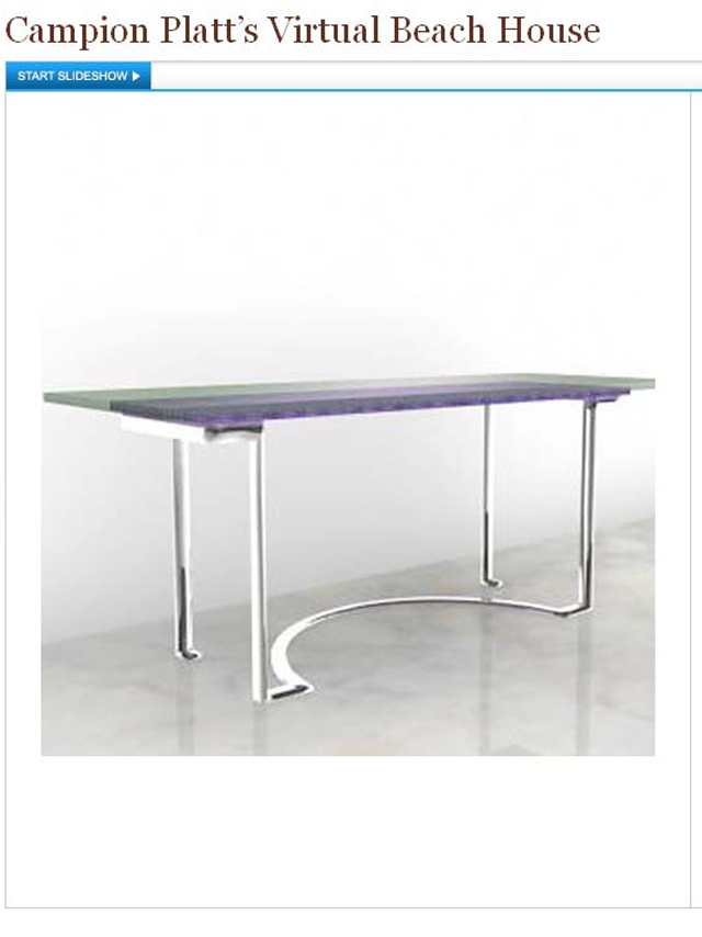 Campion Platt’s Vitrual Beach House