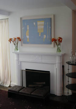 Village Writer’s Retreat Chimney / Side Table - Living Room