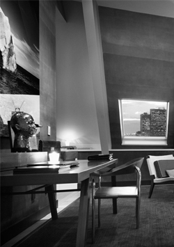 Esquire Desk & Closet B&W - Desk & Closet