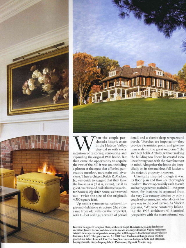 Architectural Digest: Dances With History