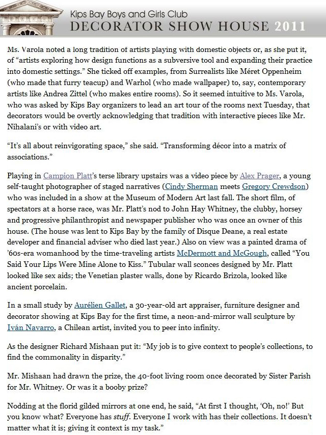 Kips Bay Decorated, And Curated